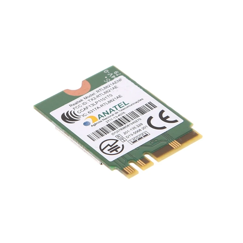Двухдиапазонная беспроводная карта 2 4 + 5 ГГц 433M Bluetooth V4.0 NGFF M.2 для RTL8821AE|Сетевые