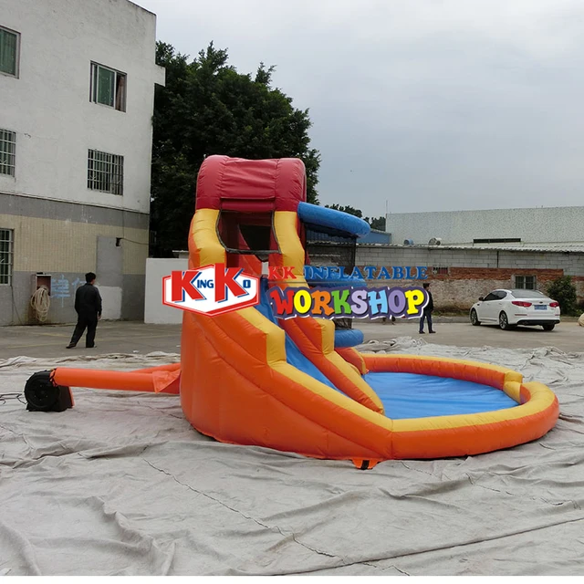 Malaysia Markets PVC Commercial inflatable water park for entertianing with water slide 2
