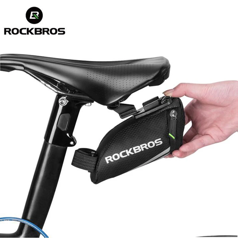 ROCKBROS Mini Saddle Bag MTB Bike Portable Nylon Rear Seat Package