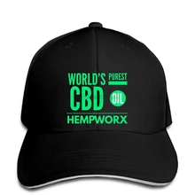 Черная качественная бейсболка Hempworx-Премиум