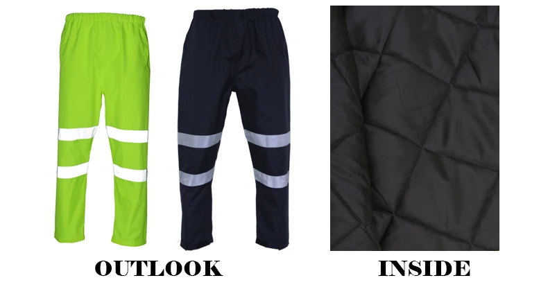 Retroreflective à Prova Quentes ao ar Trabalho de Inverno dos Homens Sfvest Azul Marinho Limão Verde Dwaterproof Água Calças Livre Casual Quentes Frete Grátis 5 prova dwaterproof água calças quentes ao ar