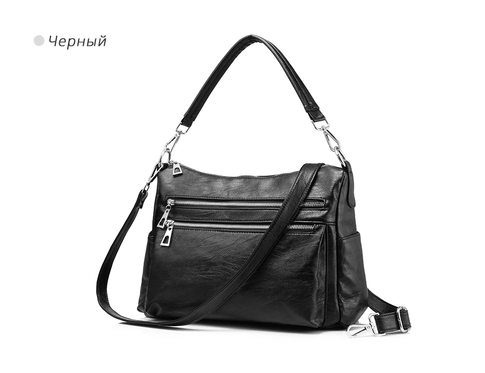 Realer наплечные сумки женские сумка высокого качества сумки через плечо для женщин сумки несколько карманов для бизнеса Топ-ручка