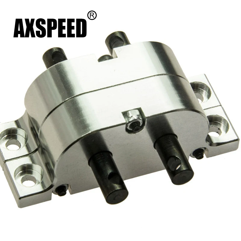 

SCX10 Upgrade Parts RC Car Crawler 1:10 Silver Metal Transfer Case For RC 1:14 Tamiya Axial SCX10 D90 RC4wd RC Crawler Truck