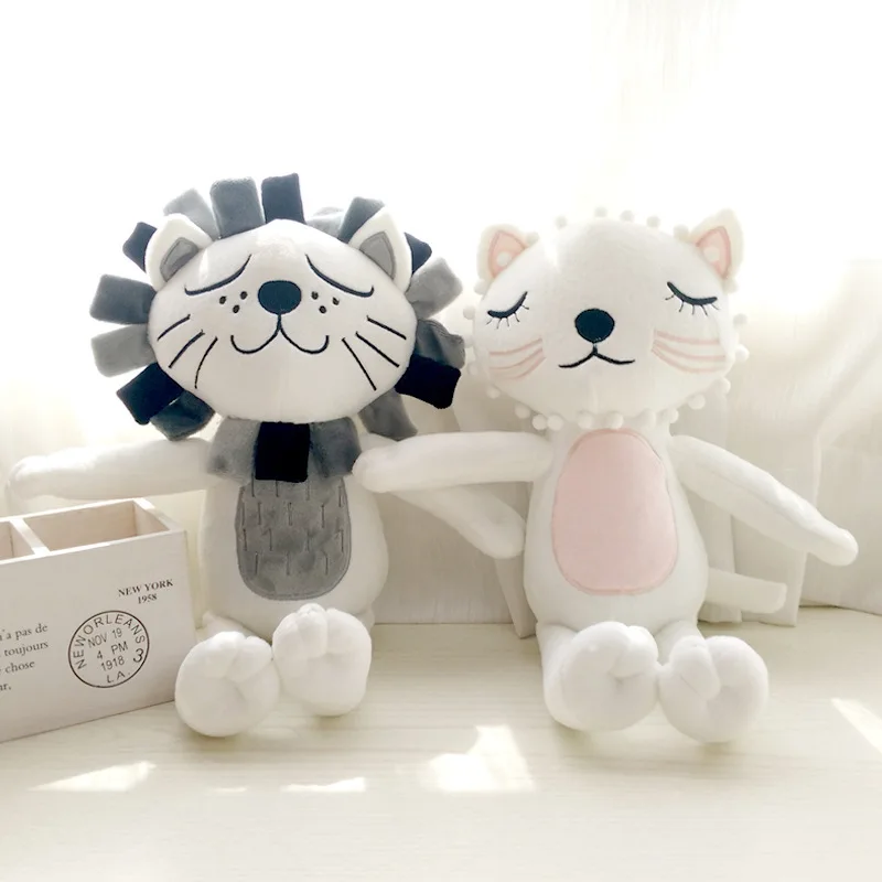 

Baby Pillow Kids Stuffed Toys Girls Boys Lion Cat Dolls Children Room Decor Teepee Cushion Infant Photography Props Baby Bedding