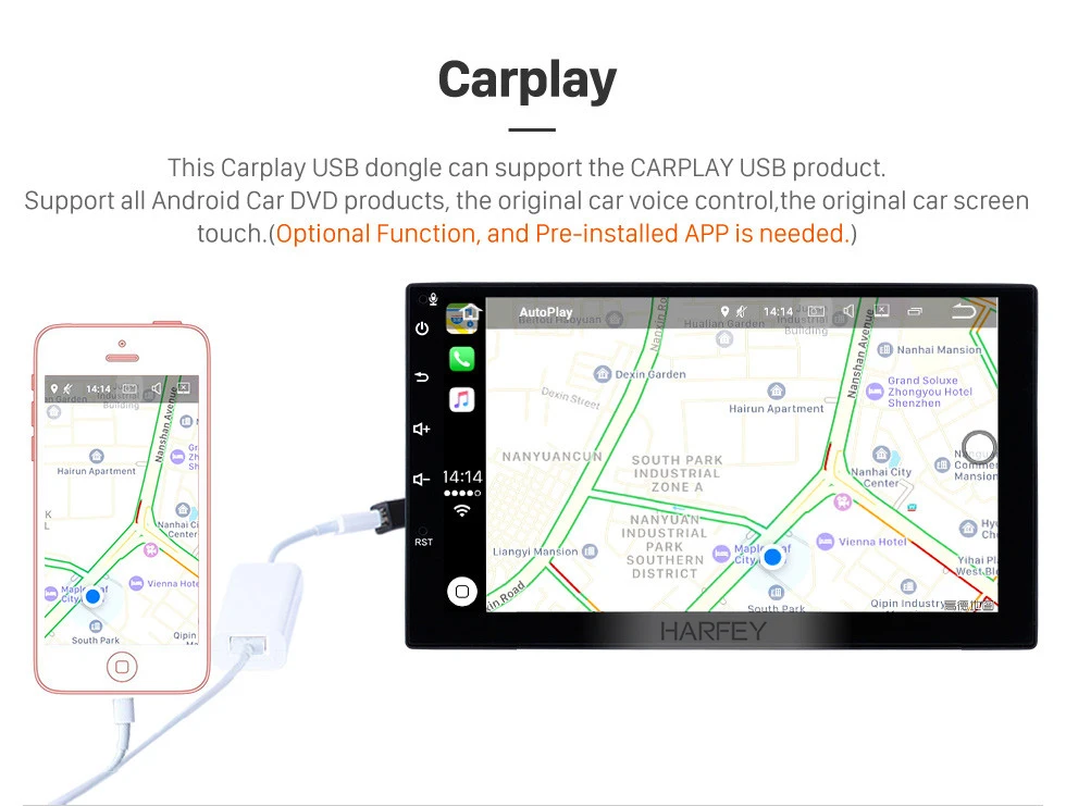 Harfey 7 дюймов Android 9,0 стерео радио для Suzuki Jimny 2006 2007-2012 1Din головное устройство gps навигация мультимедийный плеер Wifi