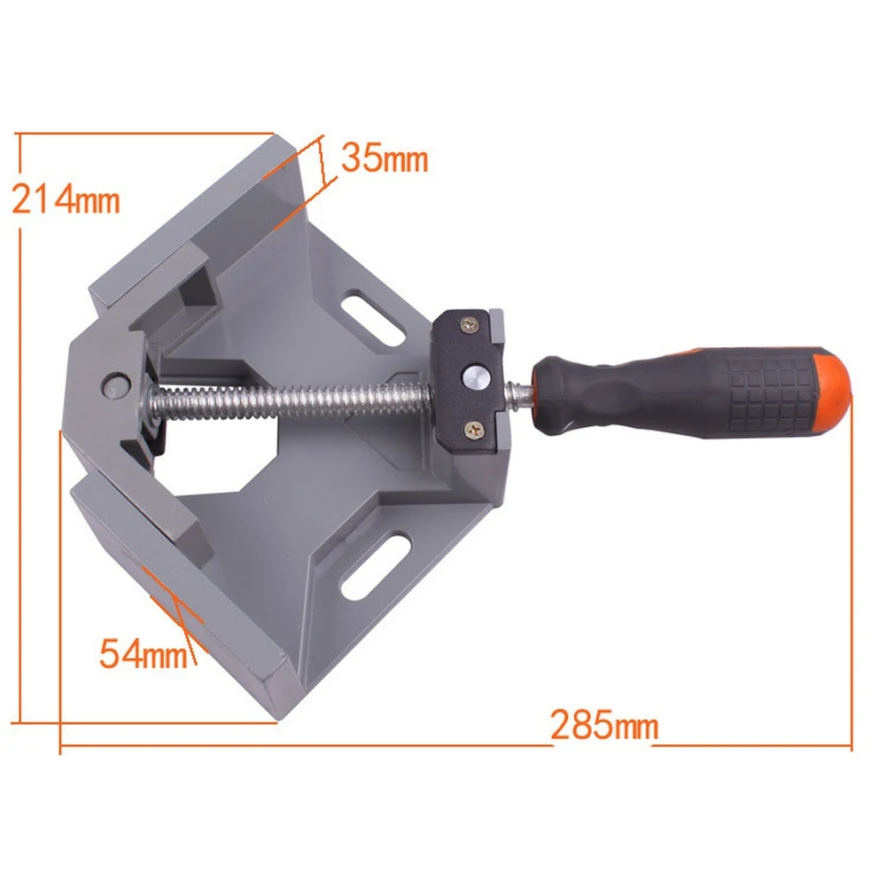 01 Aluminum Alloy 90 Degree Positioning Clamp 120x120mm Right Angle Corner Clamp 2 Pcs/Set for DIY Tools DIY Hardware