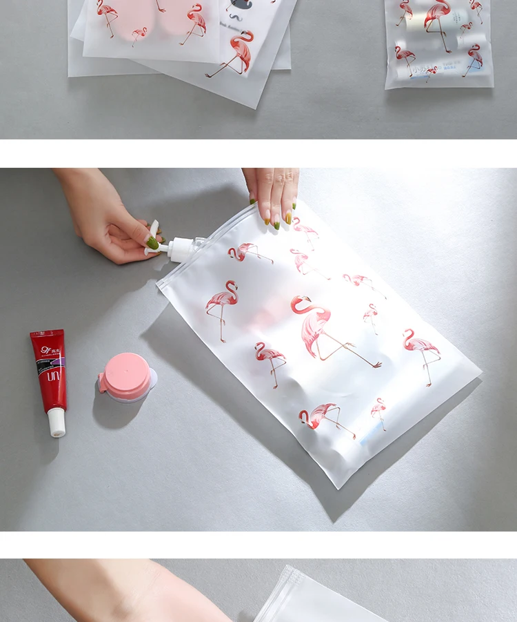 Soomile-Transparent-multi-purpose-waterproof-sealed-travel-bag-Flamingo-EVA-Travel-Organizer-Clothes-and-shoes-sorting-bags-NEW_07