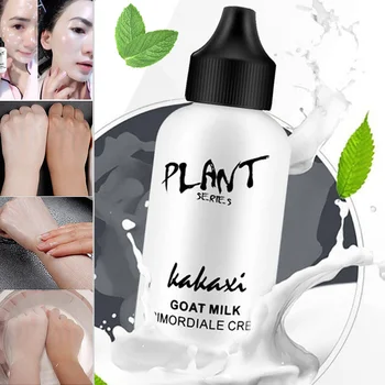 

Best Hot Sale Goat Milk Makeup Primer Cream Whitening Moisturizer Brighten Make Up Base NShopping