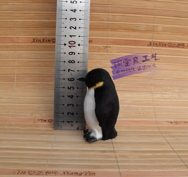 Мини моделирование пингвин игрушка полиэтилена и меха маленький пингвин кукла подарок около 4.5x4.5x7.5 см 1435