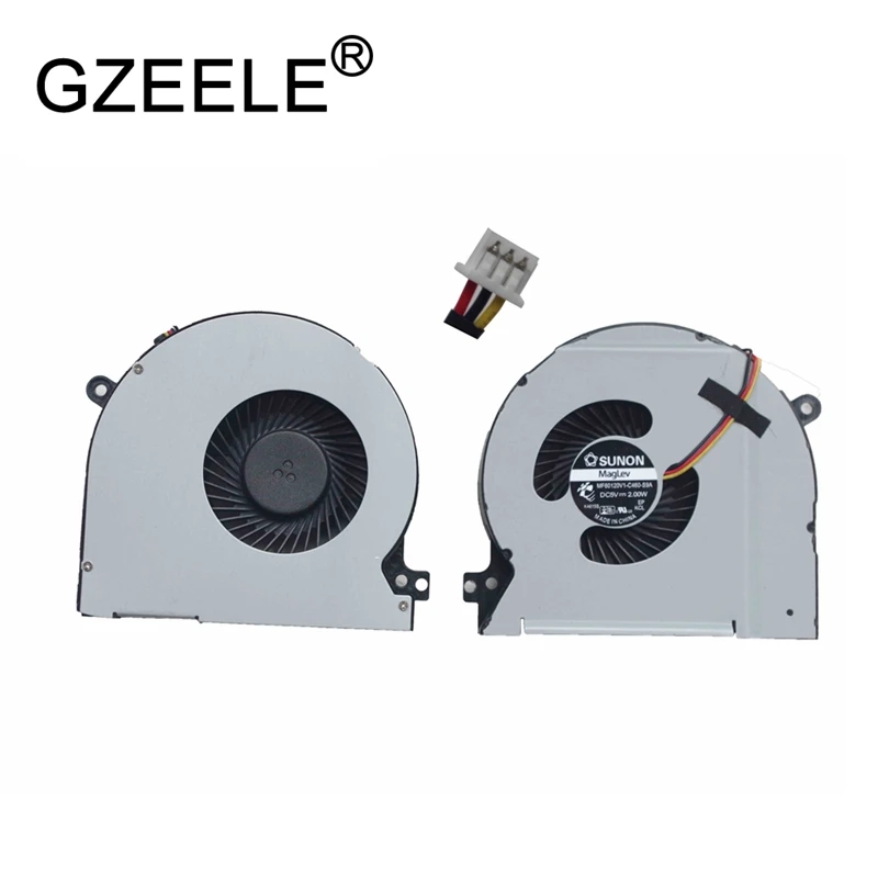 GZEELE new Laptop cpu cooling fan for Dell XPS 15 L501X L701X L702X