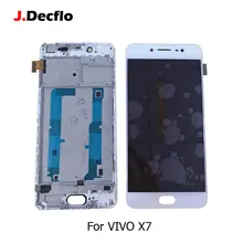 For VIVO X7 LCD Display Touch Screen Digitizer Glass Panel Full Assembly With Frame Replacement Parts 5.2 Inch with Free Tools For VIVO X7 LCD Display Touch Screen Digitizer Glass Panel Full Assembly With Frame Replacement Parts 5.2 Inch with Free Tools