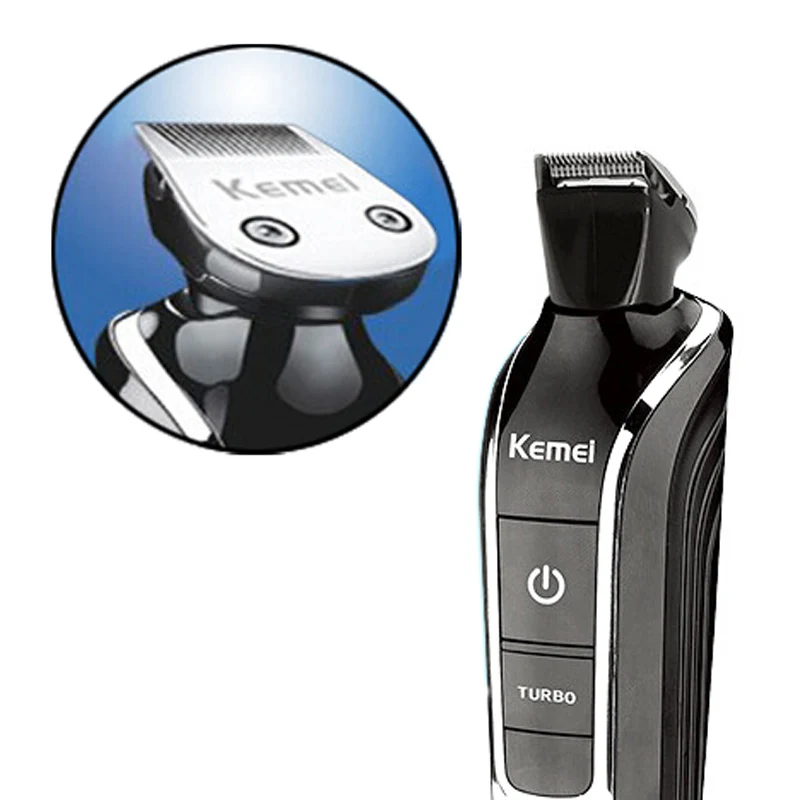 

Kemei KM-1832 5in1 Waterproof Rechargeable Electric Beard Cutter Hair Clipper Nose Hair Beard Trimmer Shaver razor barber