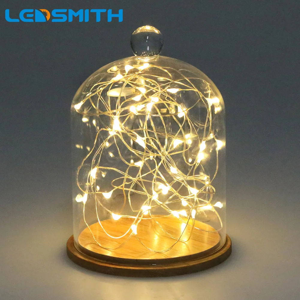 

10X 2M LED Starry String Light Fairy Decoration Warm Lamp Holiday Wedding Light for Christmas Glass Party Decorations