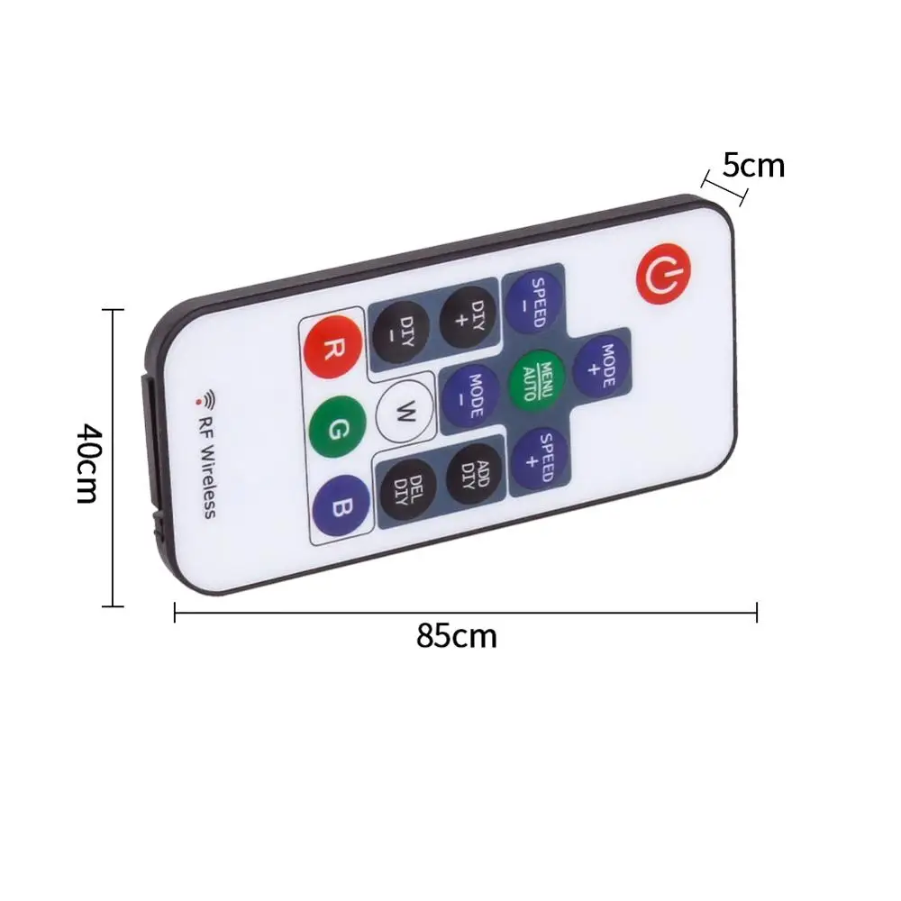 RGB беспроводной пульт дистанционного управления DC5V 24V 14 ключ мини RF светодиодный контроллер для WS2812B WS2811 Светодиодный светильник
