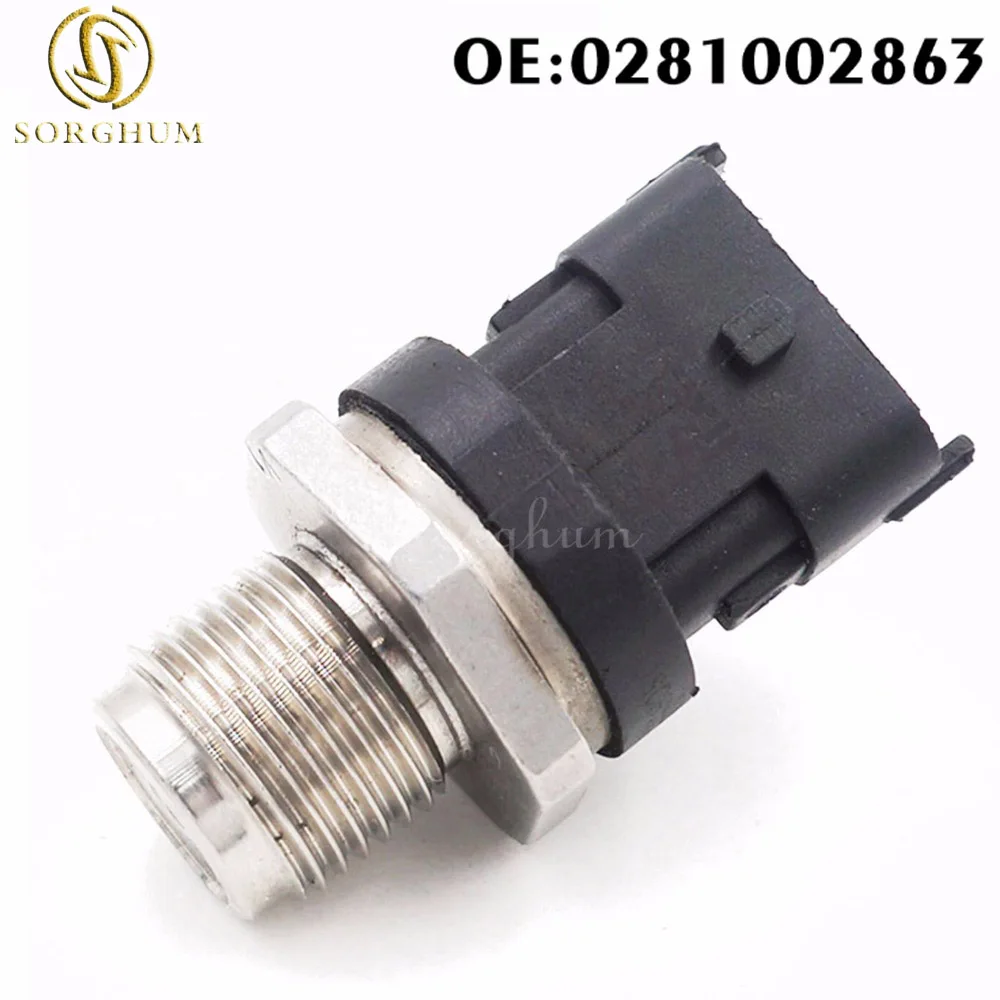 Para Hyundai Kia 1.5 1.6 2.0 CRDi 0281002863 314014A400 sensor de presión de combustible Rail