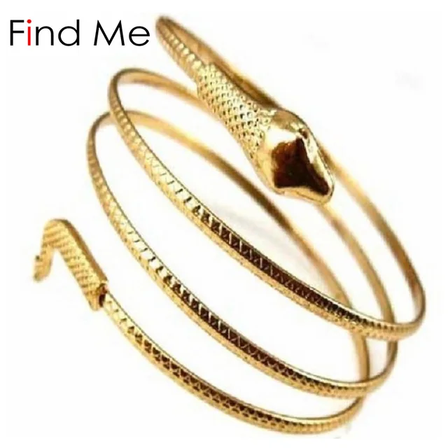Find Me 2018 Fashion Vintage Curved Stretch Snake Cuff Bracelet Punk Find Me 2018 Fashion Vintage Curved Stretch Snake Cuff Bracelet Punk Boho Bangle For