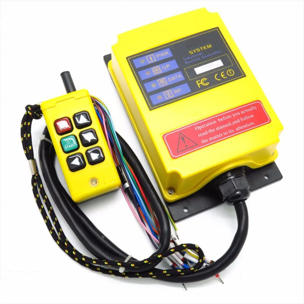 Industrial Remote Control Crane Transmitter F21 4D 6 keys receiver