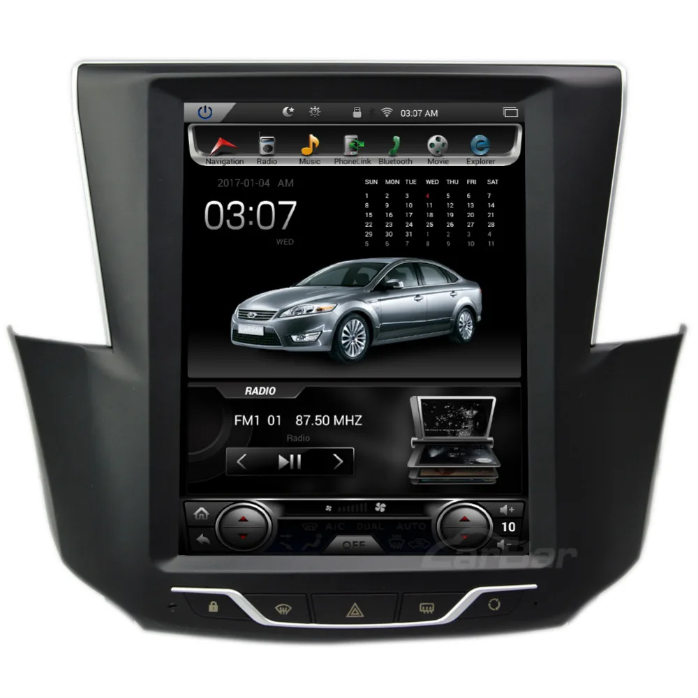 Top 10.4" Vertical Huge Screen 1024*768 Android Car DVD GPS Navigation Radio Player for Peugeot 408 2013-2016 RAM 2GB Flash 32GB 1
