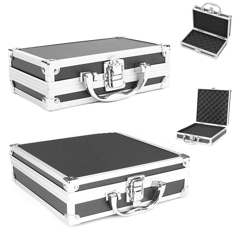 

Tool Box Organiser Sponge Inside Hard Carry Aluminum Alloy Portable Sturdy Magic Props Durable Storage Practical Carry Case