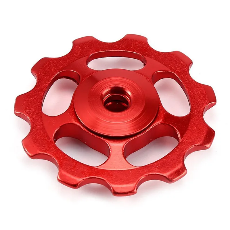 Jockey колесо 5 мм 11 зуб MTB керамико алюминиевая модернизированная RS подшипник шкив дорожный велосипедный Переключатель - Цвет: Красный