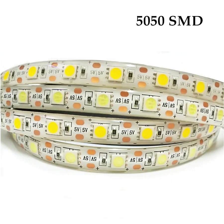 PIR датчик движения переключатель Светодиодная лента lighty 1 м 2 3 DC5V SMD 2835 5050