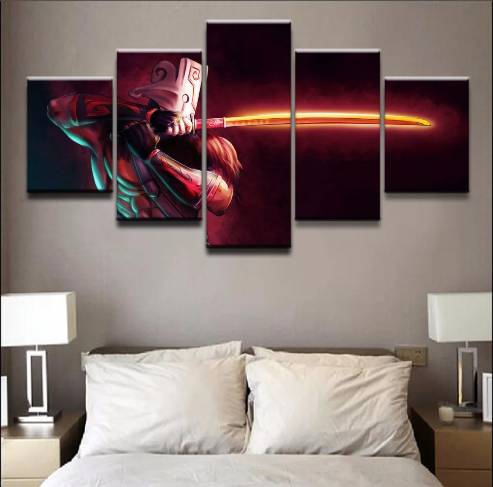  DOTA game Photo Painting5 Pieces HD Print Painting Home Decoration Living Room Canvas Painting Wall