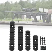 4 шт. полимерная направляющая, комплект нейлоновых M-Lok Rail Bar Weaver Rail для стрелковой винтовки, полимерный набор для винтовки, полимерная ручная защита для охоты