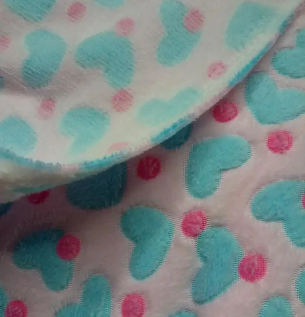 Супер мягкие фланелевые мягкие тканевые пижамы двусторонний флисовый материал плюшевая теплая ткань детская ткань DIY ремесленный материал 160*50 см - Цвет: 1
