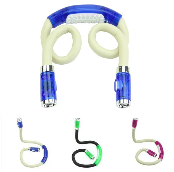  Flexible Handsfree LED Neck Light Hug Light Book Reading Lamp Novelty LED Night Light Flashlight Bo - 32791114373