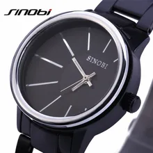 Mens SINOBI relógios de Pulso Fashion & Casual Analógico Quartz Relógio de Aço Esportes Relógios Relogio masculino Masculino Relógio Horas HOT 9338 F57