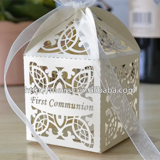 Красивые, бумажные коробочки для милого причастия, Детские Крещения 2015