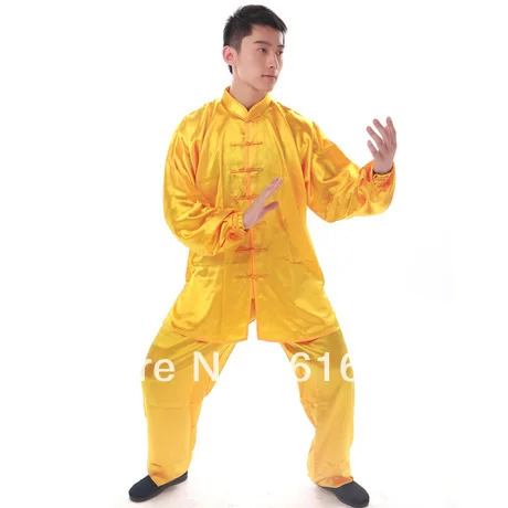 

Unisex Multicolor Chinese Shadow Box Performance Wear Kungfu Suit Martial Arts Clothing Rayon Clothes Set