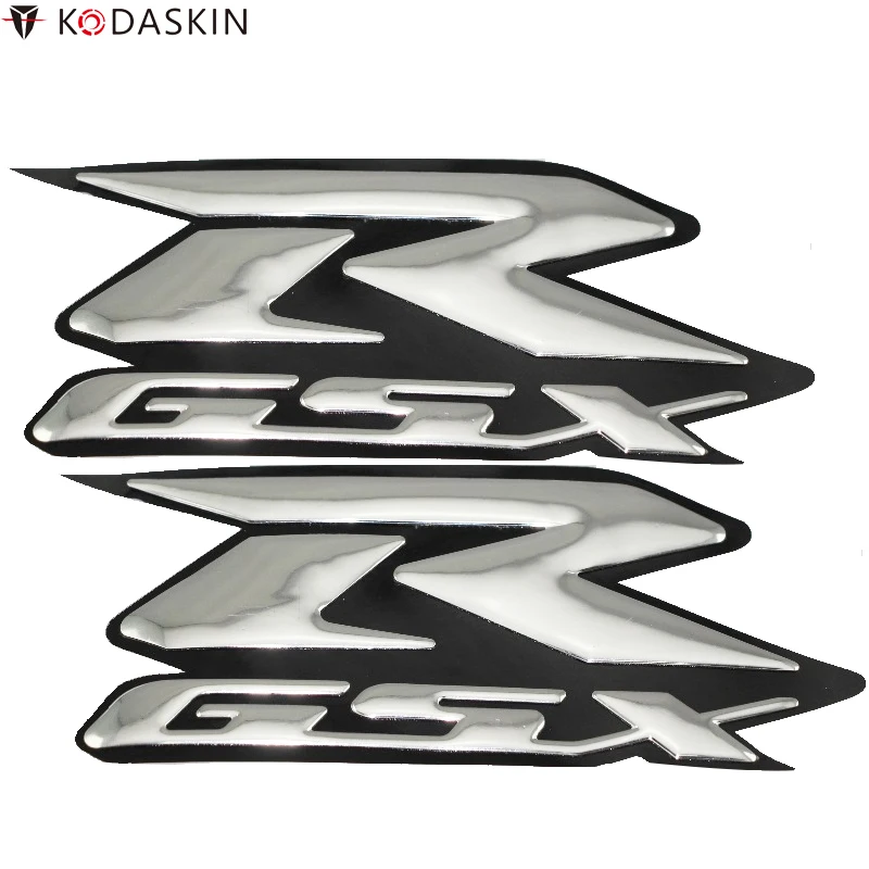 KODASKIN GSXR хромированные наклейки боковые Эмблемы 3D для Suzuki 600 750 1000 k4 k5 k6 k7 k8 k9 |