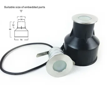 

Waterproof Ip67 Led Rgb Underground Light Dc12v 24v 3*1w Led Buried Lights Underground Recessed Lamp 100mm For Pond Pool