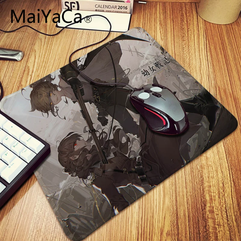 Anime The Saga of Tanya the Evil Mouse pad Anti-Slip Gaming Play Mat Mice pad