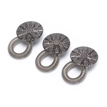 6 шт./лот металлический Регулируемый расширитель талии брюки стрейч Кнопка мгновенная фиксация металлический эластичный Эспандер