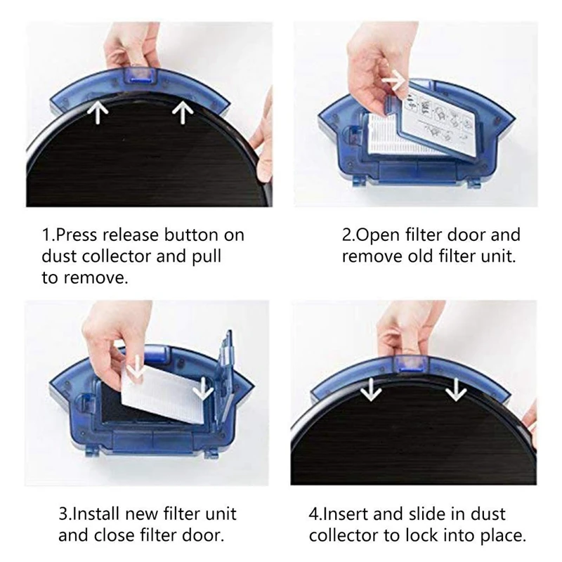 Accessories Kit Compatible With Eufy Robovac 11S, Robovac 30, Robovac 30C, Robovac 15C, Accessory Robotic Vacuum 8X Cleaner Fi