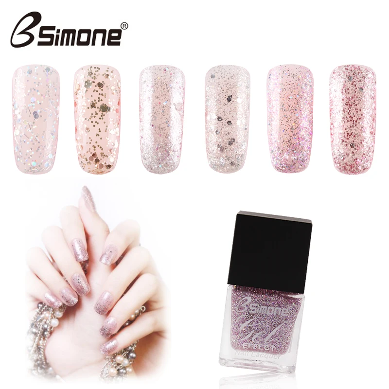 

Nail polish set glitter water non-peelable tearing fashion sun glue green light armor tasteless lasting
