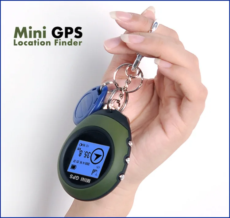 

Protable Keychain Travel GPS Tracker Tracking Device Car Locator Pathfinding Outdoor Hiking Handheld GPS For Car Travel Tracker