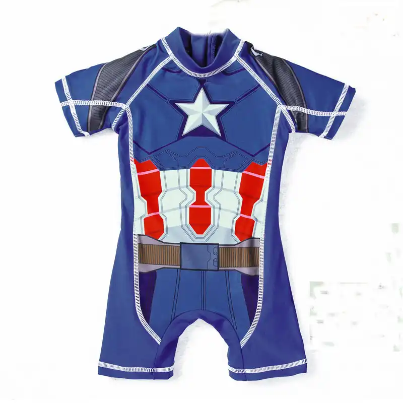 captain america swimming costume