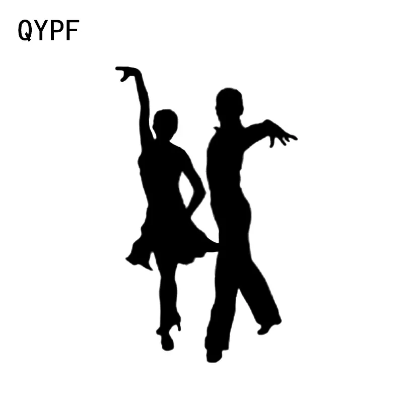 QYPF 8 9*14 4 интересный танцор прыжки Декор автомобиля Наклейка Виниловые аксессуары