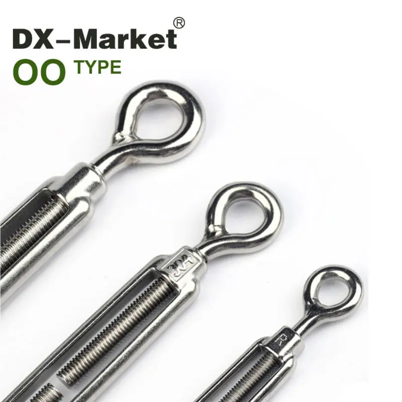 Buy m12 turnbuckle, 2pcs, sus304 OO turnbuckle , high