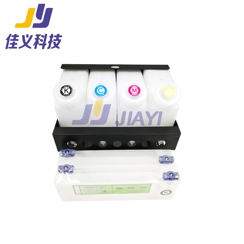 

1 Набор, система непрерывной подачи чернил 4 вида цветов CISS, система объемных чернил (4 + 4) для принтера Roland Mutoh Mimaki, 4 резервуара + 4 картриджа