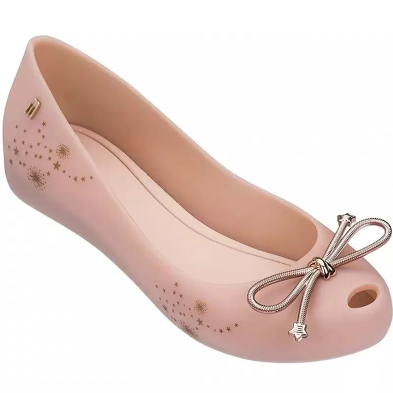 Новинка 2019 года Melissa женские босоножки с бантом летние сандалии женская обувь