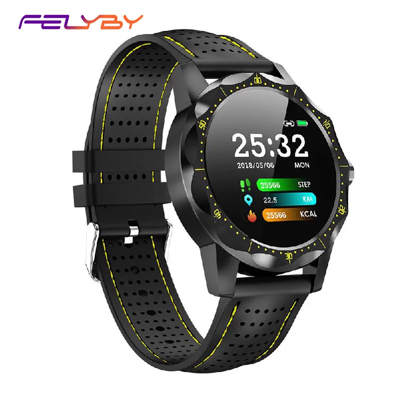 

2019 FELYBY Smart Watch Men IP68 Waterproof Activity Tracker Fitness Tracke Clock for Android Iphone IOS Phone