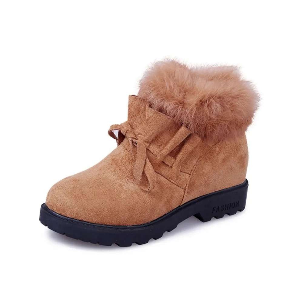 

Winter Women Boots Female Soft and Comfortable Warm winter Boots Warm Fur Botas Mujer for ladies Fashion Casual Ankle Bootsnew