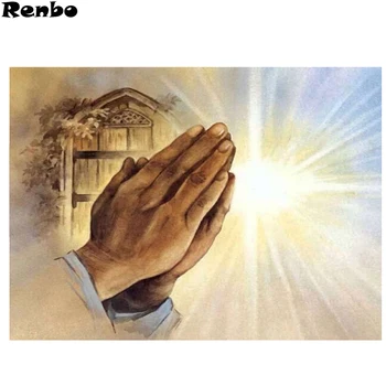 

Full Drill Resin 5D DIY Diamond Painting Crystal Jesus wall sticker diamond Embroidery Cross-Stitch kits Mosaic 3d pictures