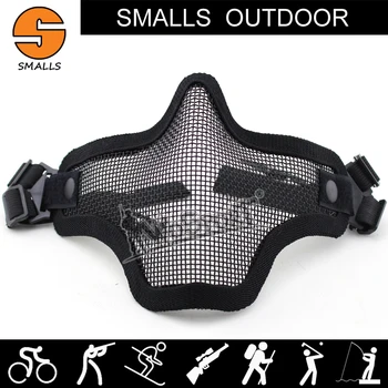 

airsoft tactical paintball mask hunting accessory protective V1 half face dual-band scouts mask for fast style helmet HT16-001B