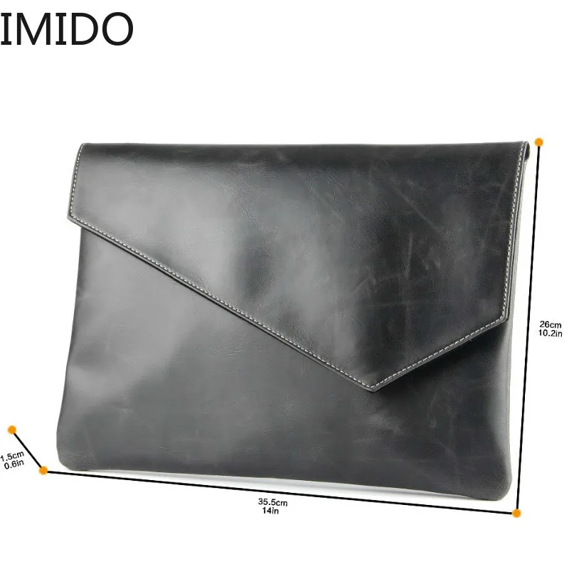 IMIDO 2019 из искусственной кожи мужские клатчи винтажные кожаные сумки повседневный