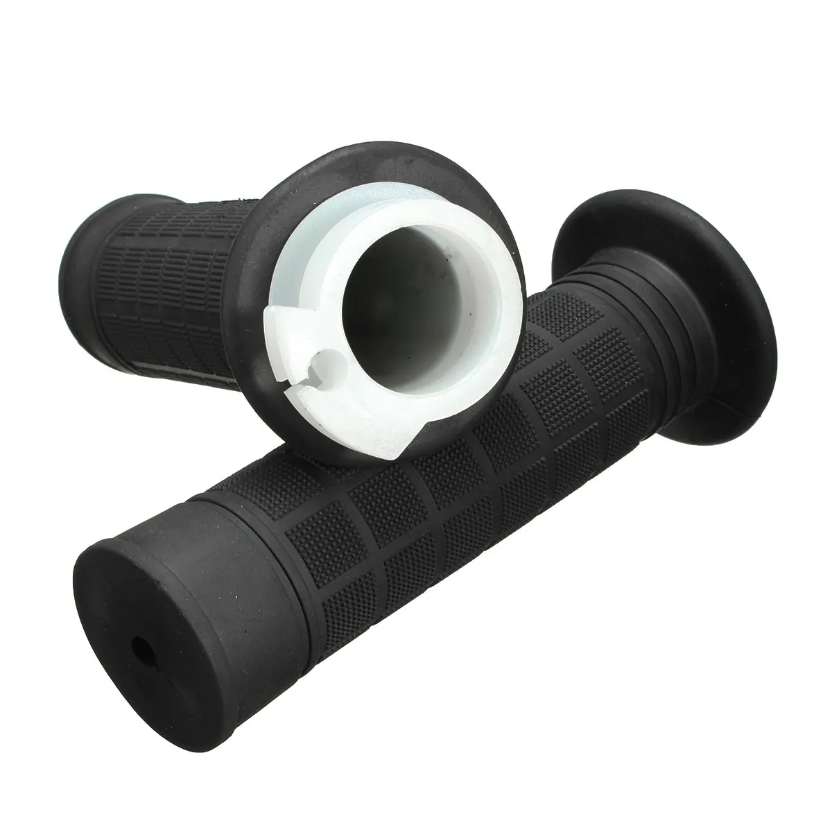

Universal Black Motorcycle Handle Bar Hand Grips For ATV Quad Dirt Pit Bike Scooter